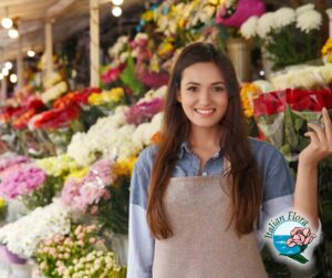 Recapitare dei fiori a casa per fare gli auguri